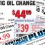 Synthetic Oil Change Coupons